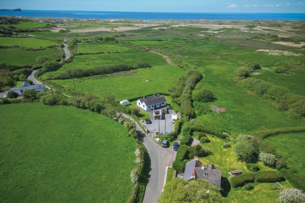 Dollars Cottage - 4 Bedroom Cottage - Llangennith Exteriör bild